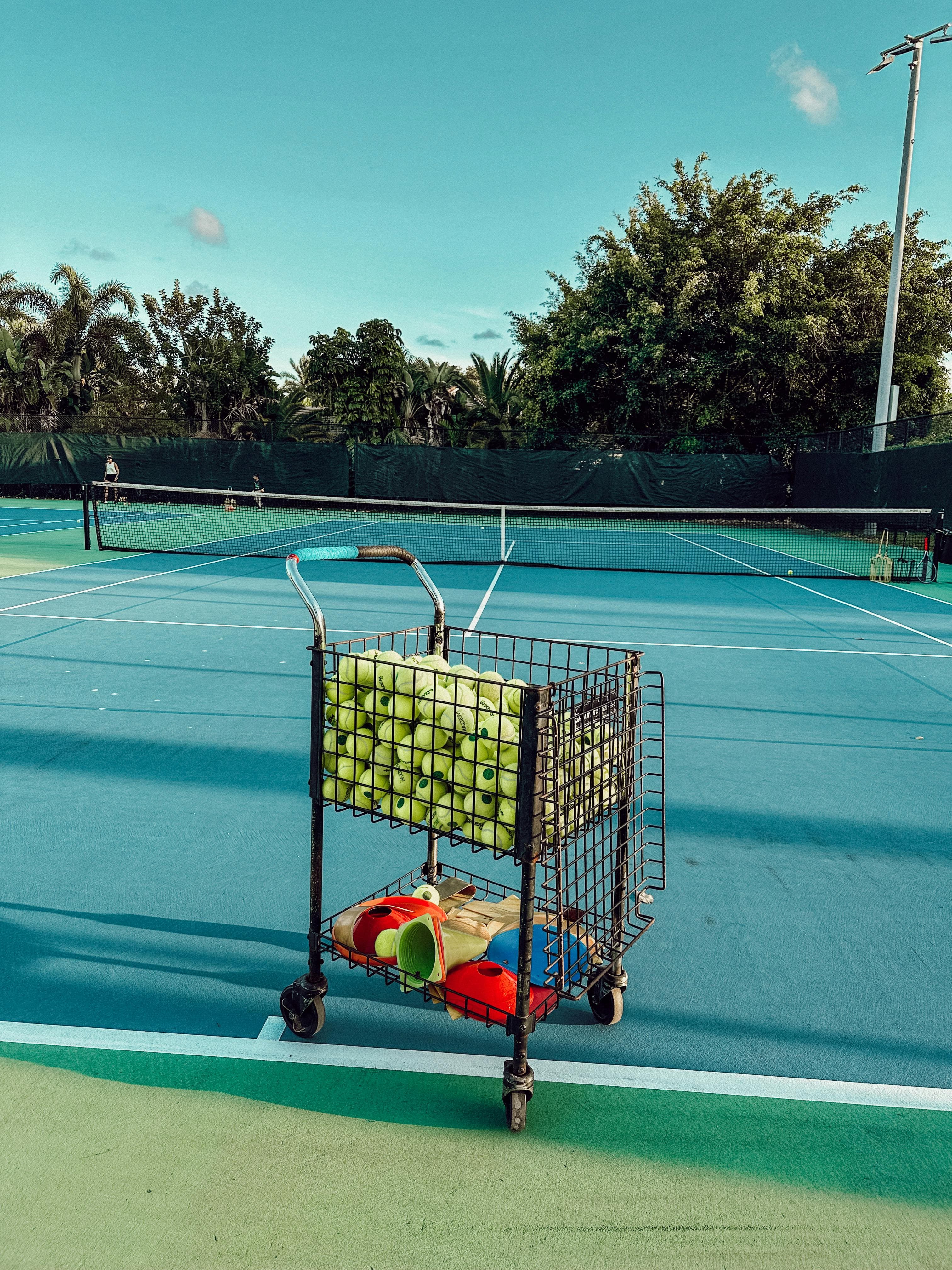 The Practice Courts at the US Open