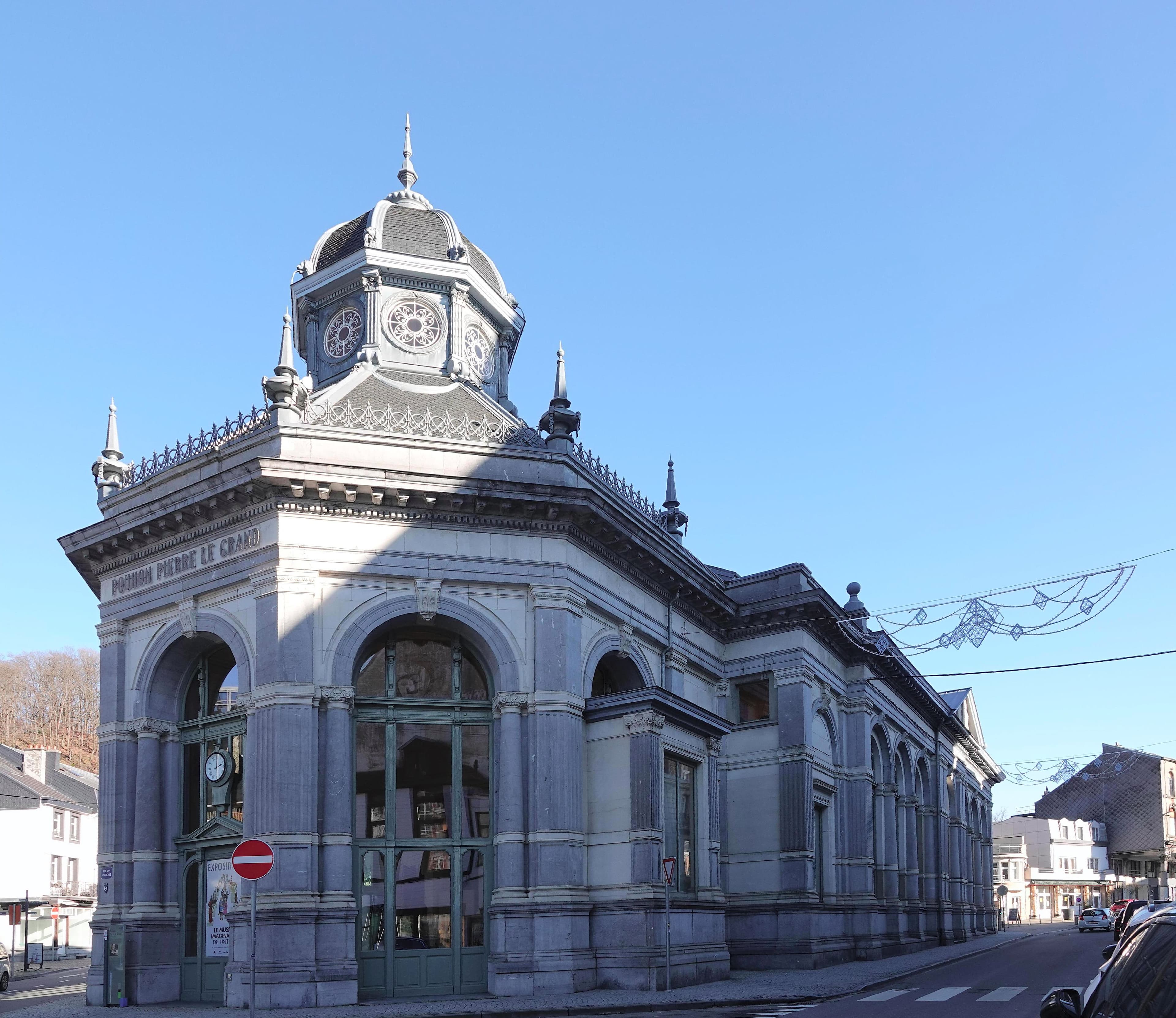The octagonal Neoclassical Pouhon Pierre-le-Grand spring pavilion in Spa, Belgium